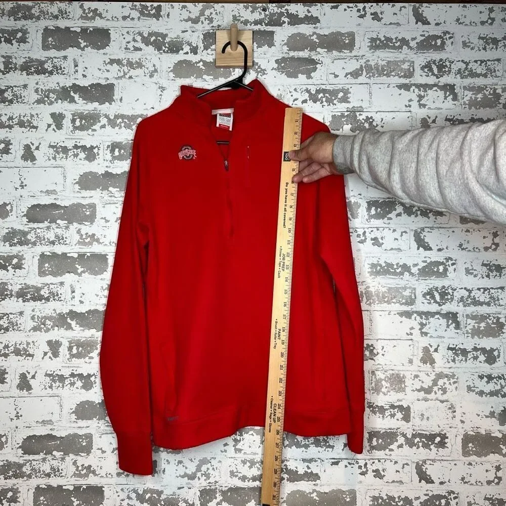 Nike Ohio state buckeyes long sleeve 1/4 zip pullover